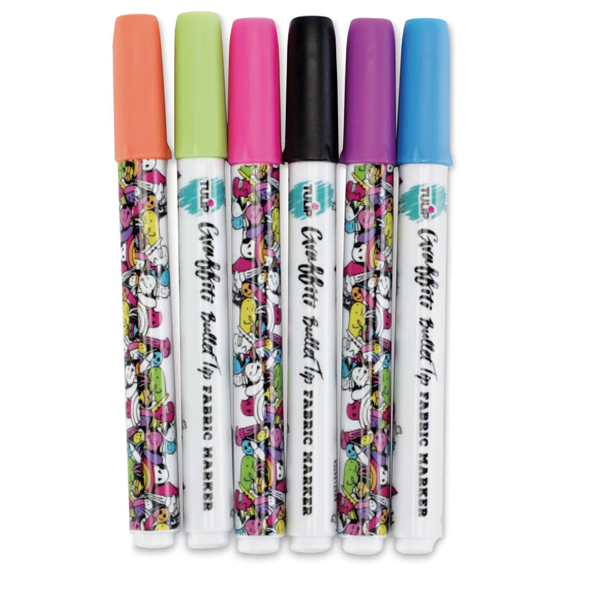 Tulip Fabric Markers, Neon/6