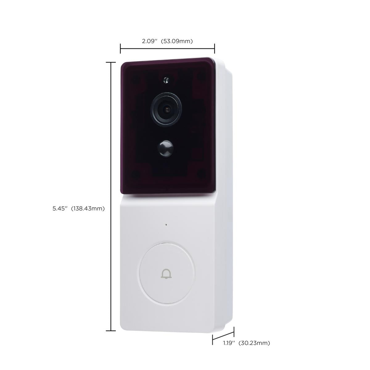 Doorbell Camera, Smart/White