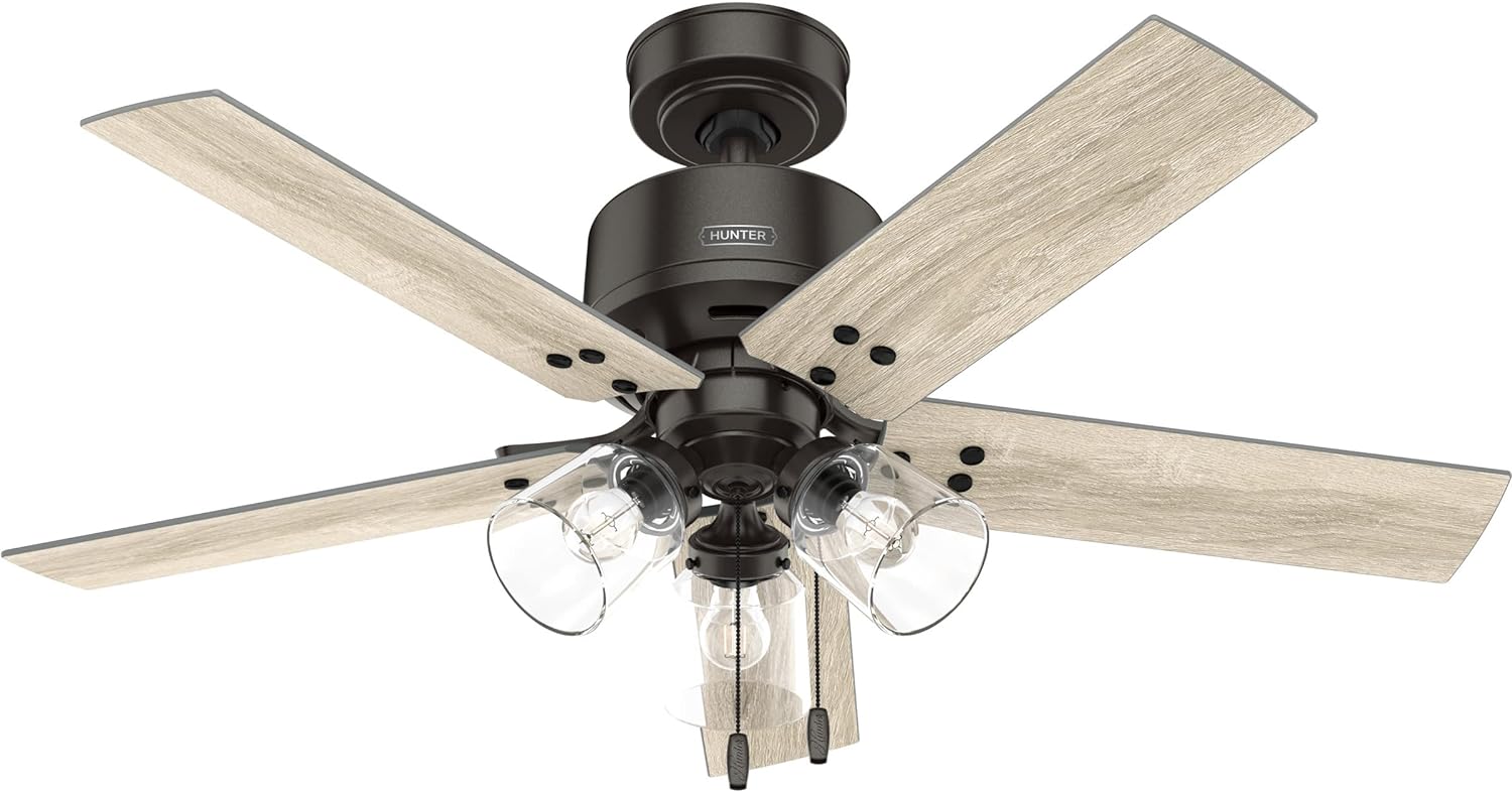 Sencillo 44" Matte Silver Fan