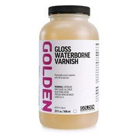 Golden Waterborne Varnish/32oz