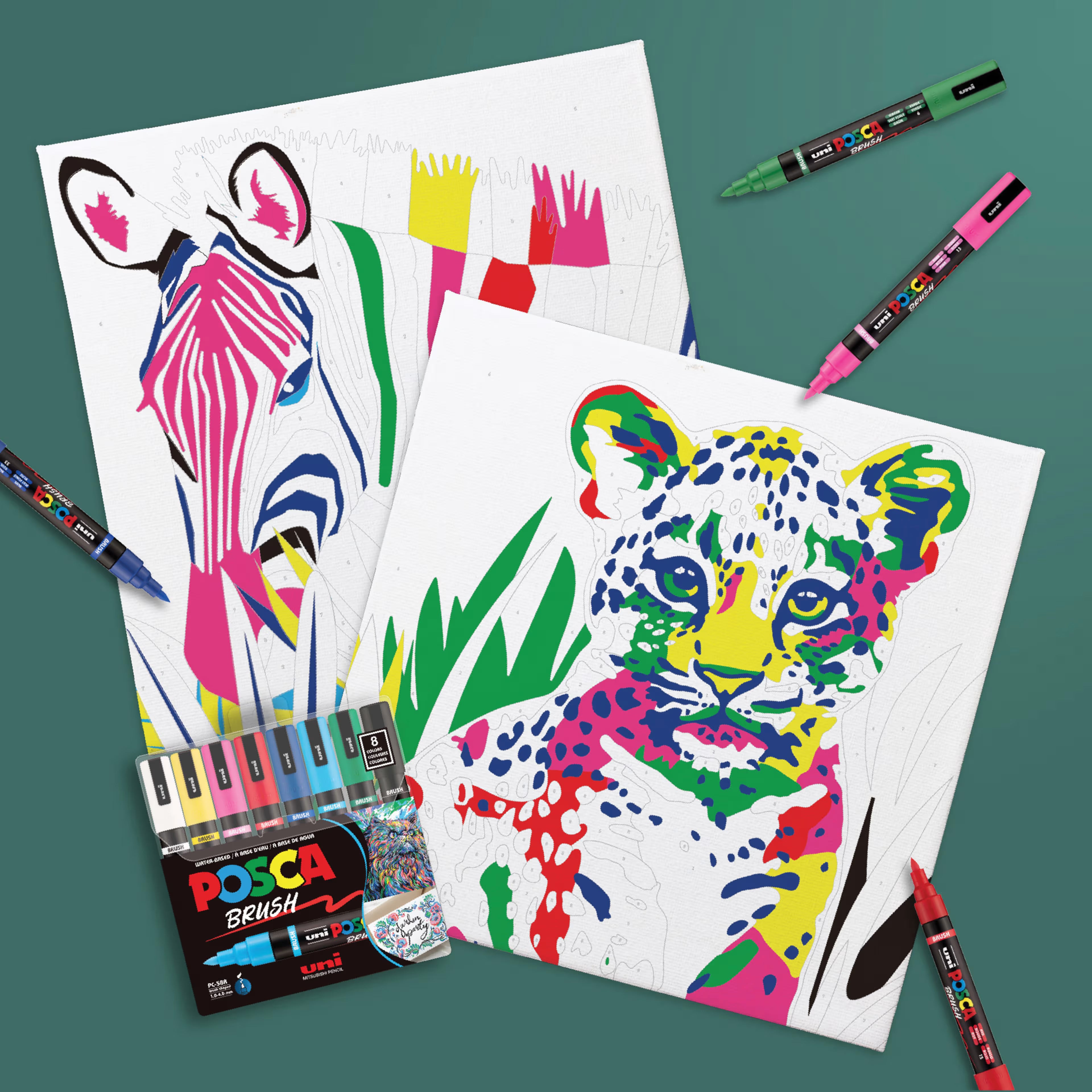 Posca Paint/Numbers