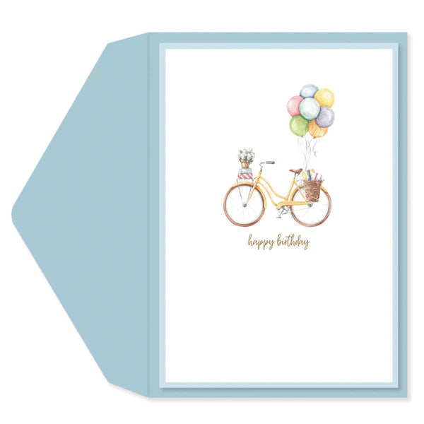 Bicycle w/ Balloons Card