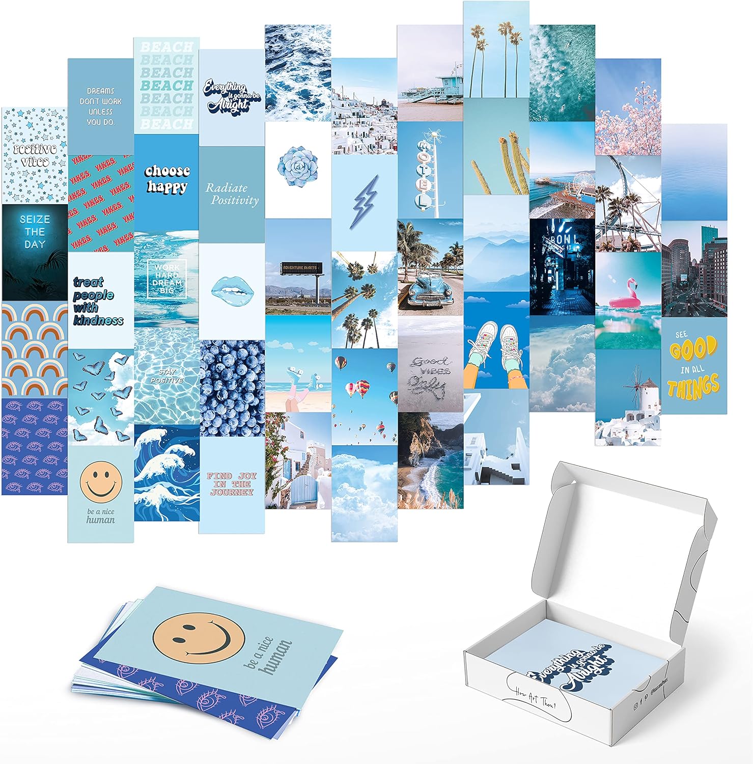 Blue Collection Collage Kit