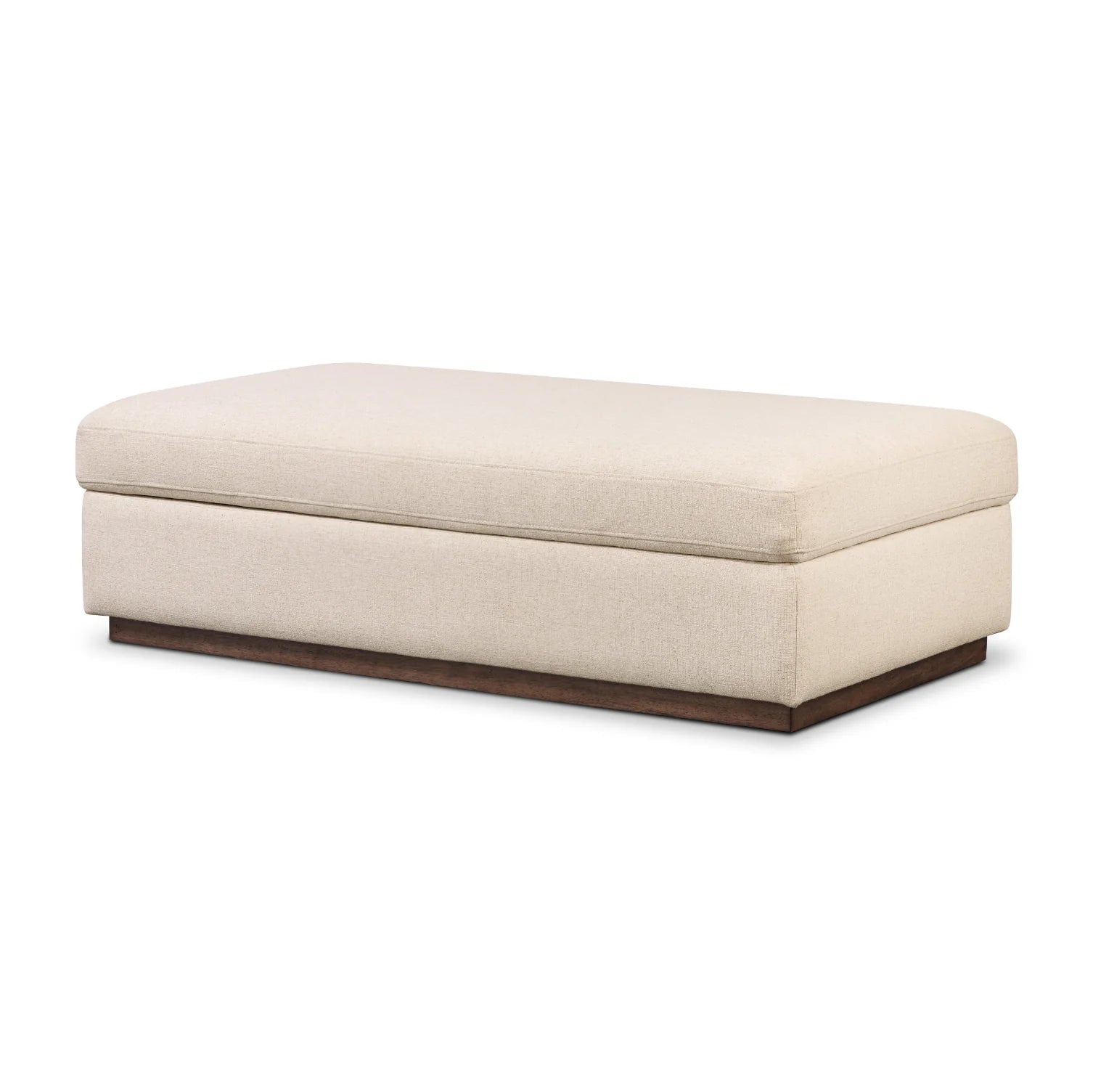 Alec Storage Ottoman - Natural