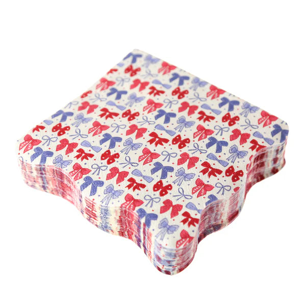 USA Bows Cocktail Napkins