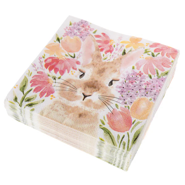 Watercolor Bunny Napkins