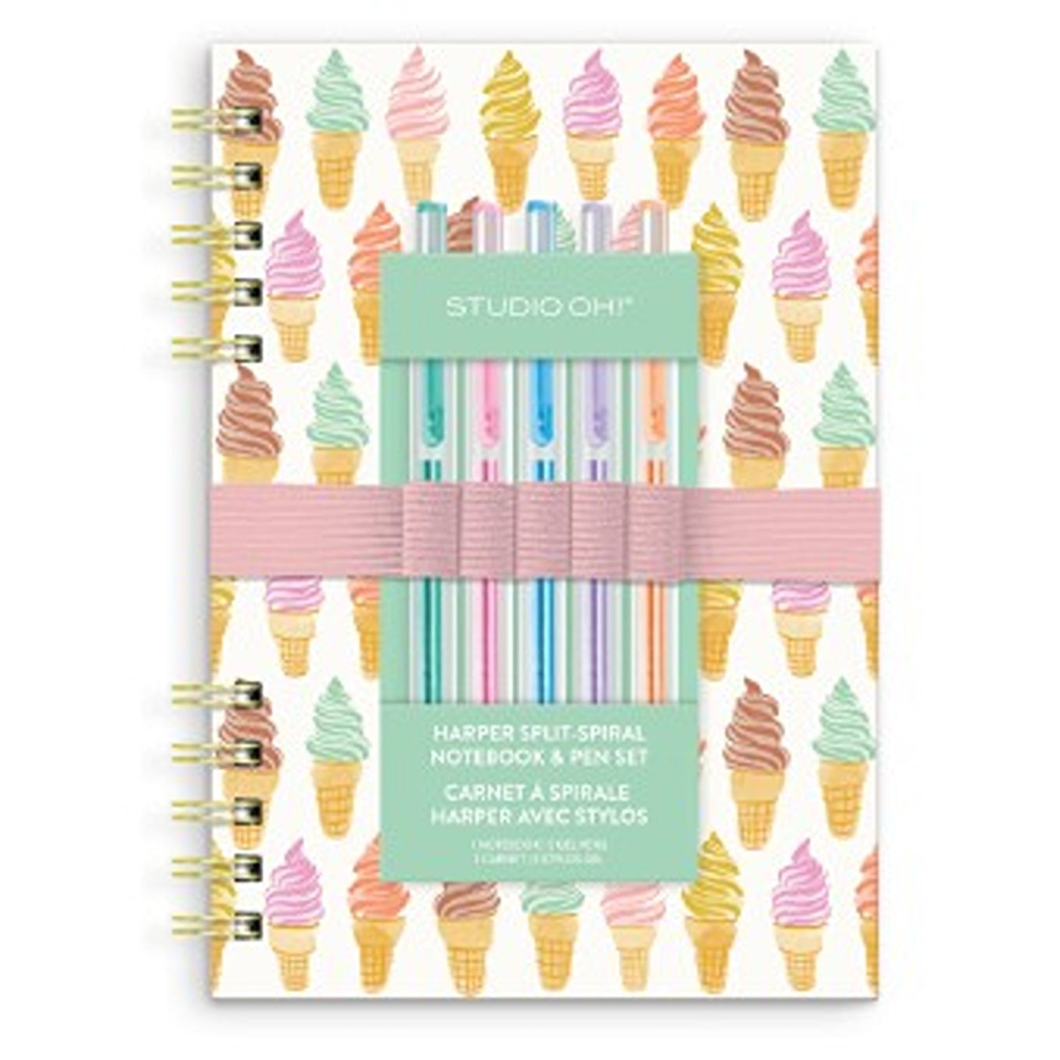 Cool & Creamy Notebook w/Pen