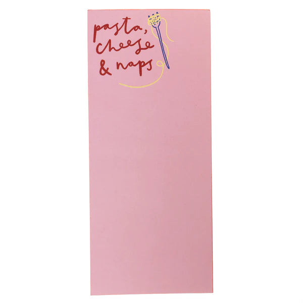 Pasta & Naps Magnetic Notepad