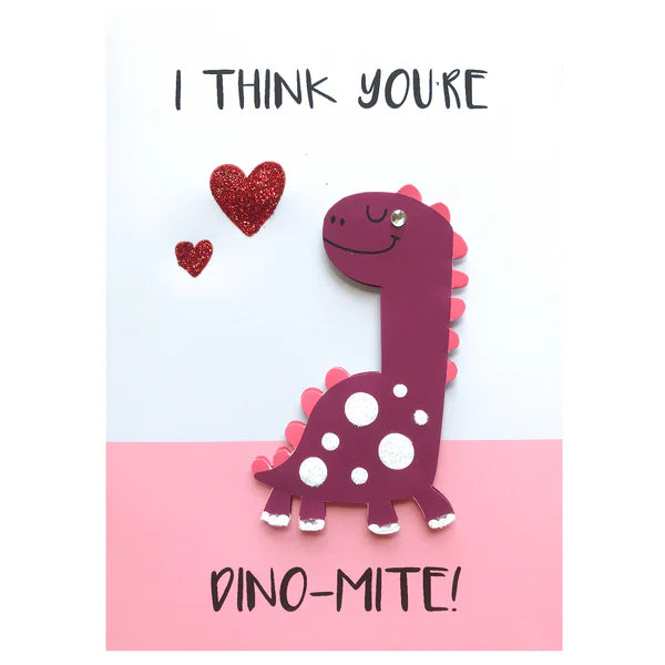 Dino-Mite Love Handmade Card