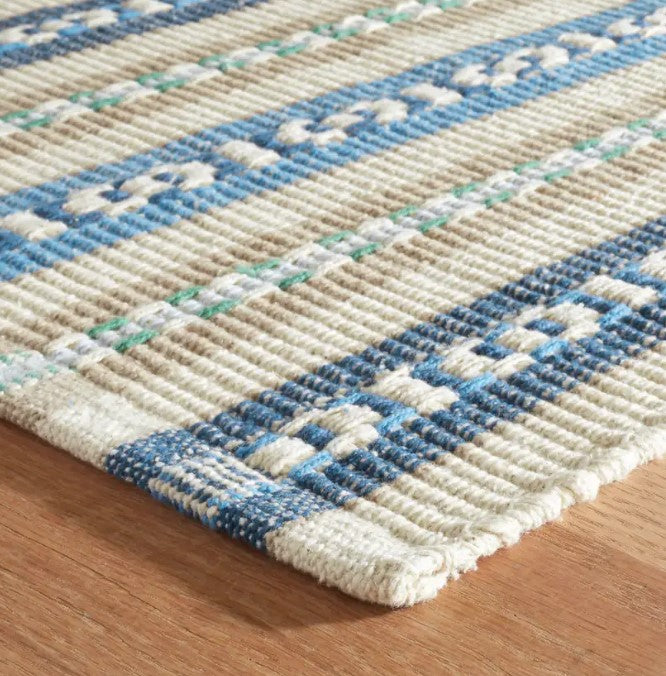 Long Slade Indigo Rug