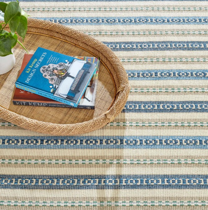 Long Slade Indigo Rug
