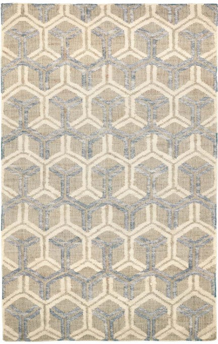 Tala Blue Woven Jute Rug