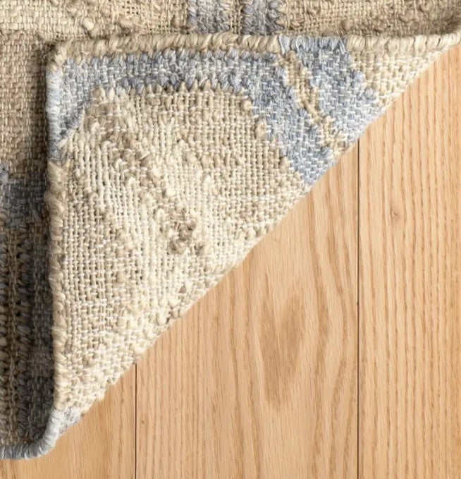 Tala Blue Woven Jute Rug
