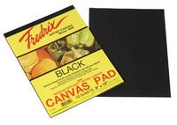 Black Canvas Pad 9x12