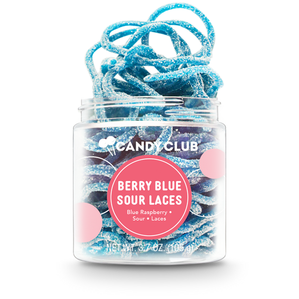 Berry Blue Sour Laces Candy