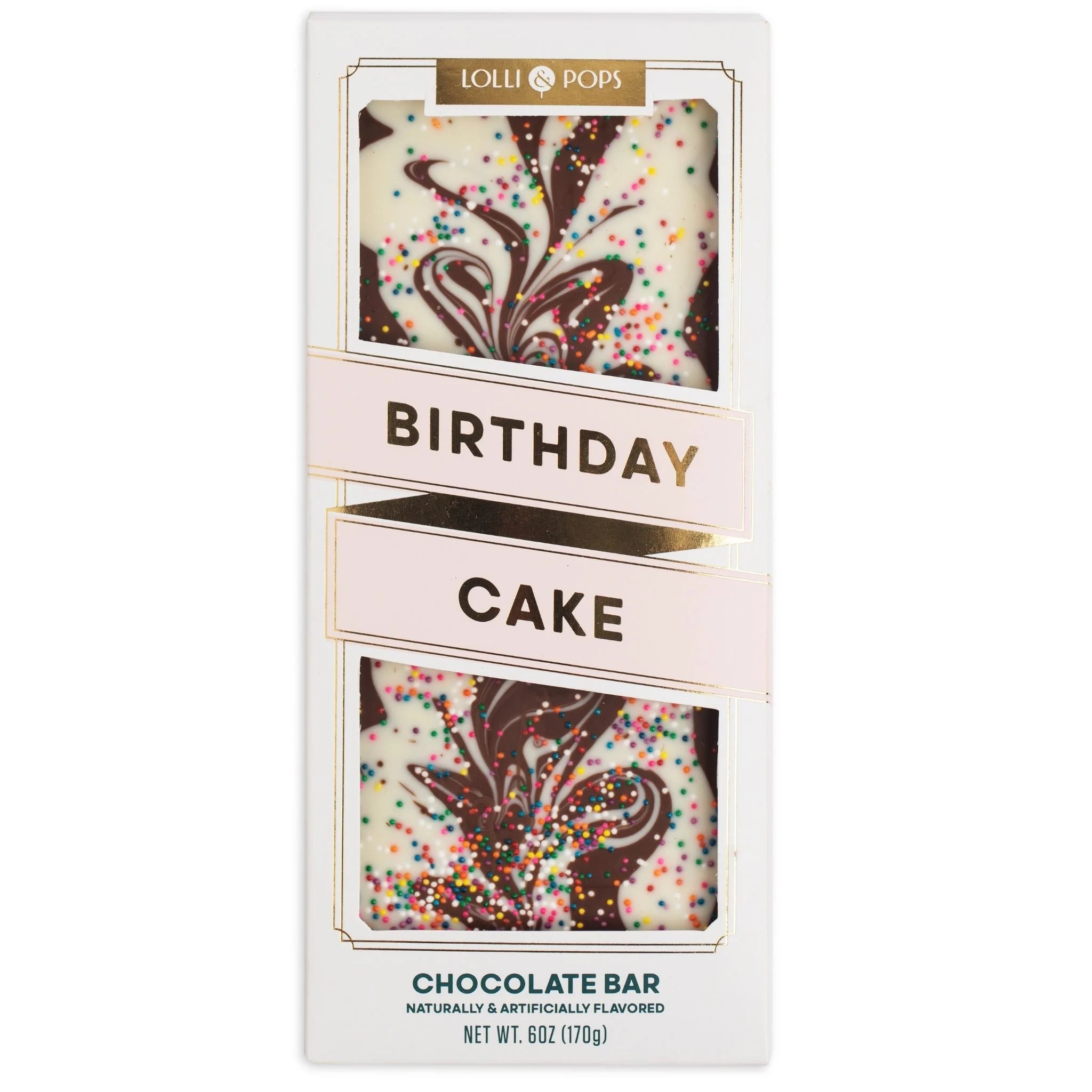 Topped Bar - Birthday Cake