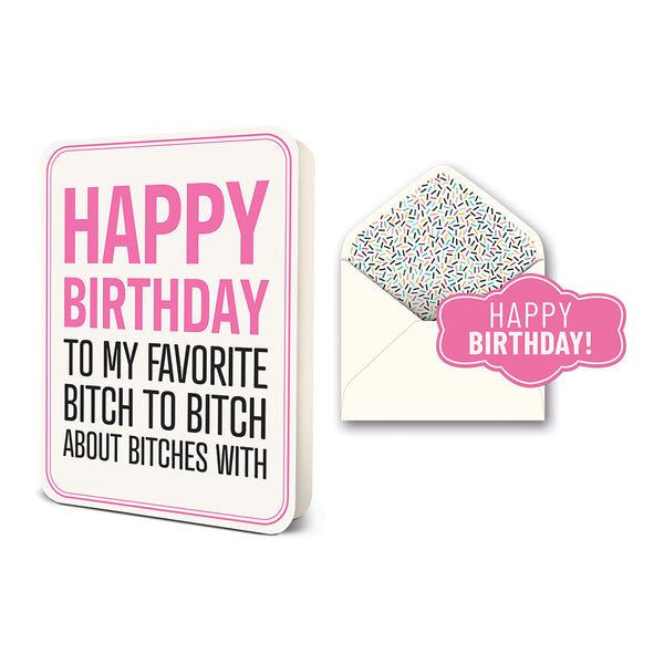 To My Favorite Bxtch Card