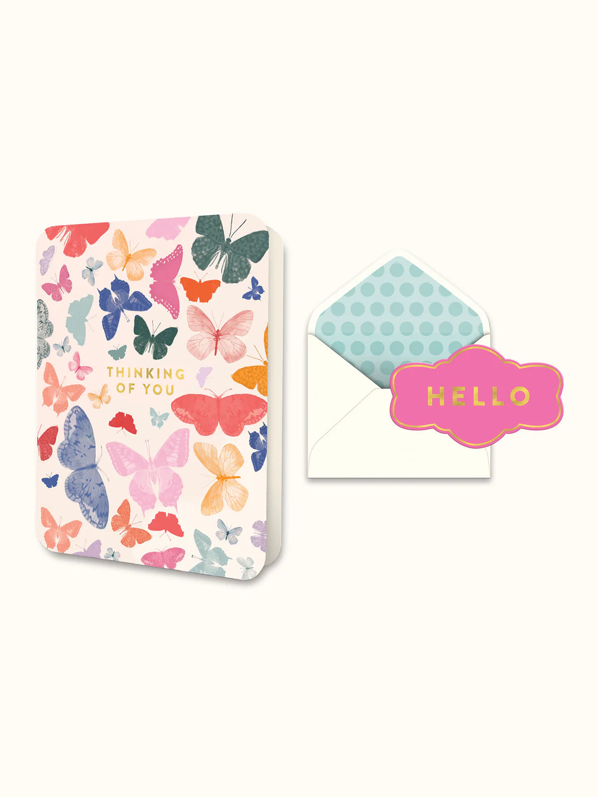 Thinking Of You Butterfly Card