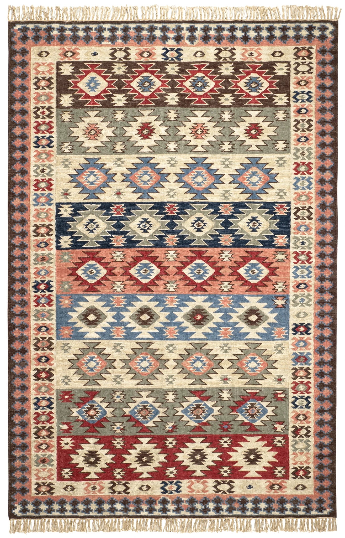 Balsam Kilim MultiWool Rug 5x8