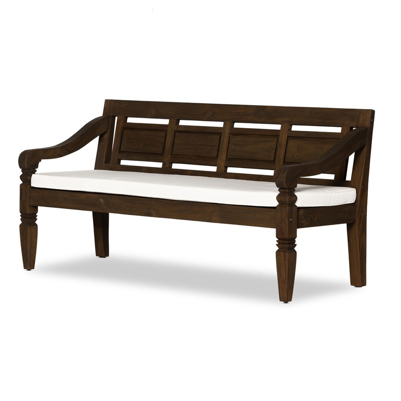 Foles Outdoor Bench - Brown