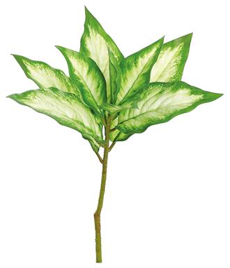 17" Evergreen Plant - Gr/Cream