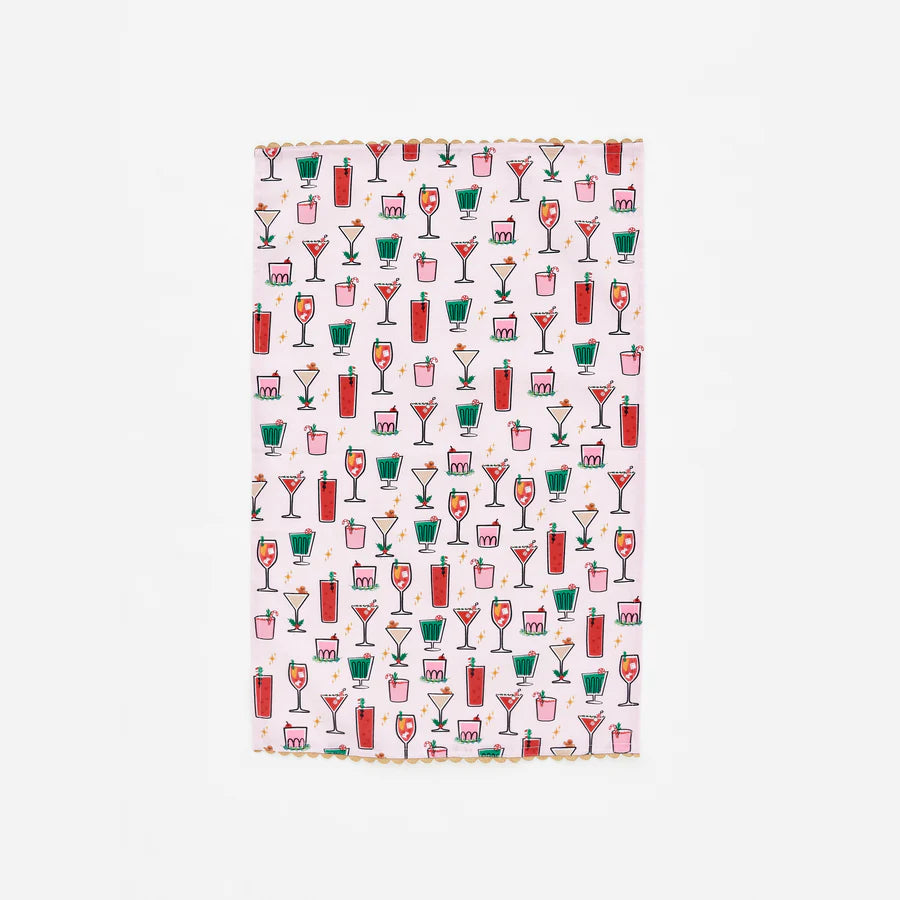 Holiday Cheers Dish Towel