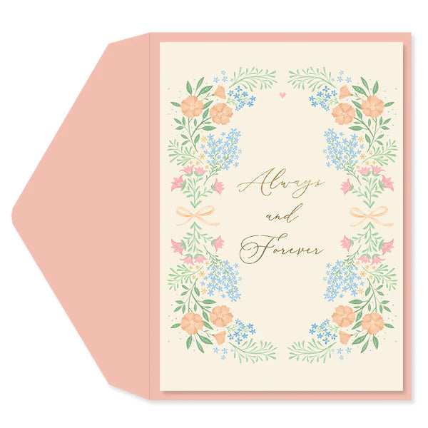 Always & Forever Wedding Card