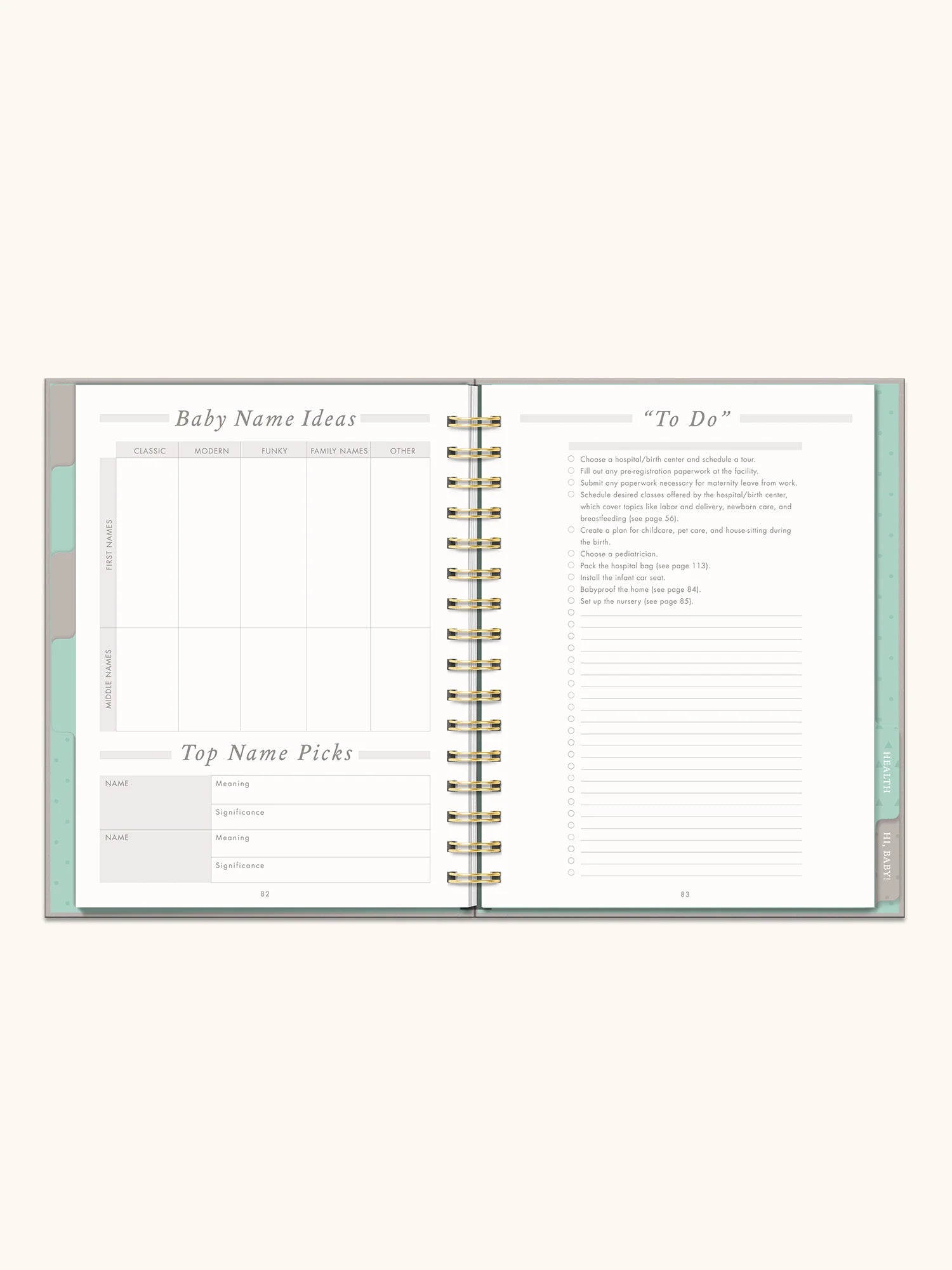 Countdown to Baby Planner