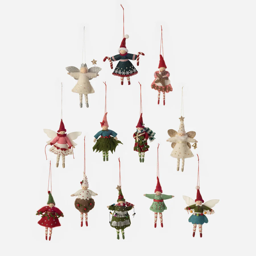 Felt Pixie Ornament