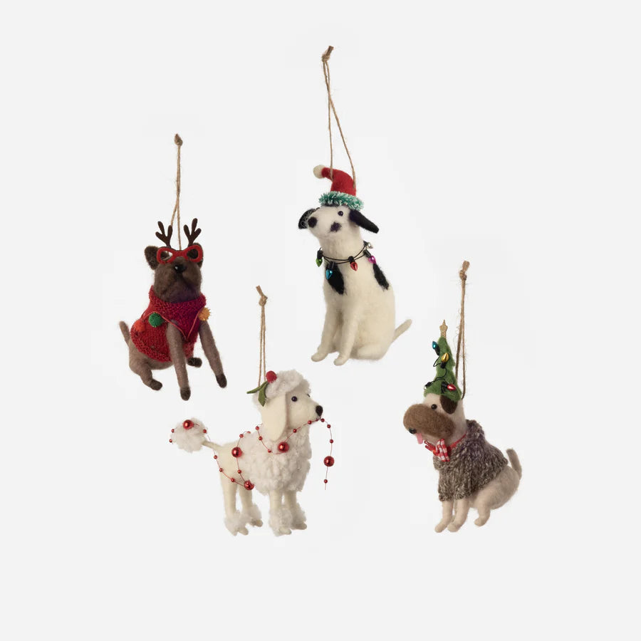 Holiday Dog Ornament