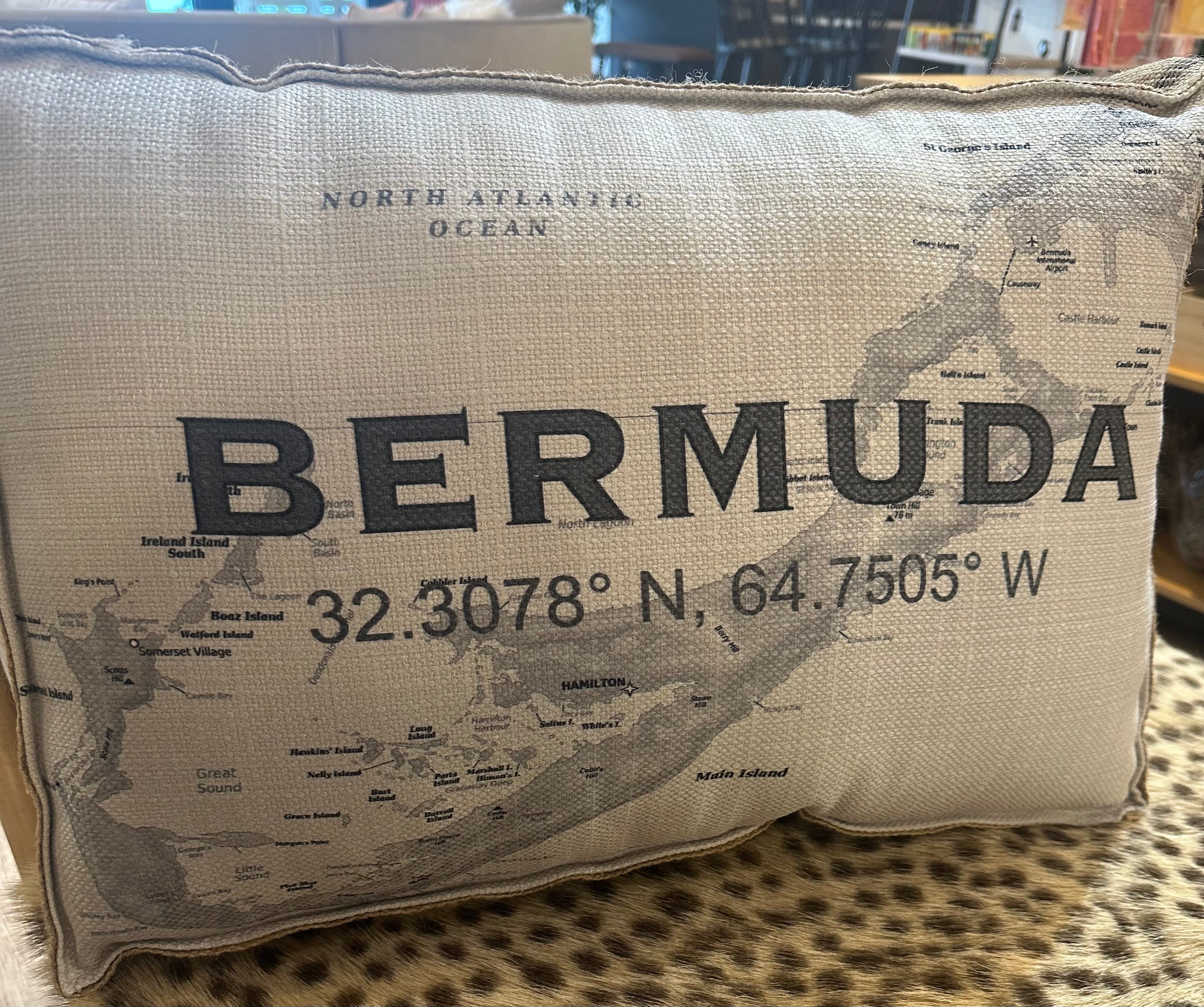 Bermuda GPS Pillow 23x15