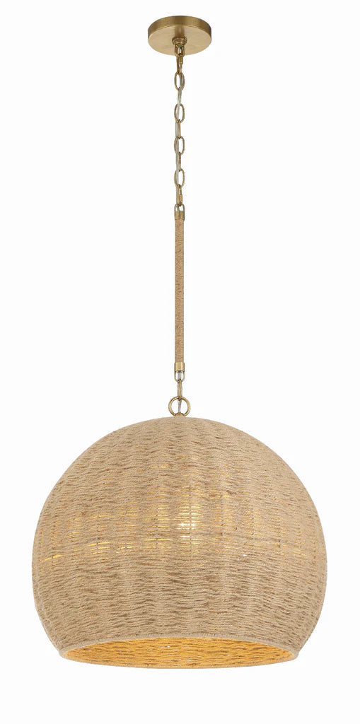 Jace 3 Light Gold Chandelier