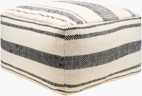 Julio Pouf - Cream/Black