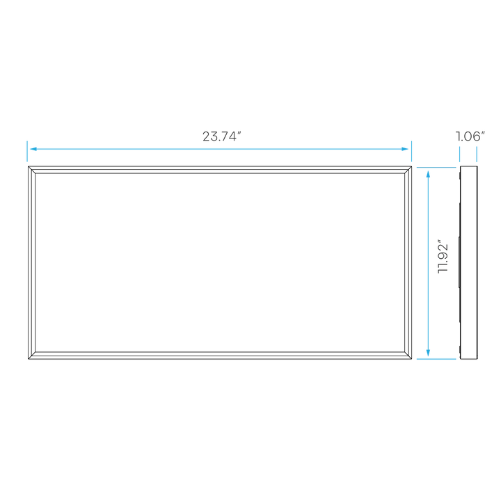 LED 1X2SPNL/3WO/5CCT
