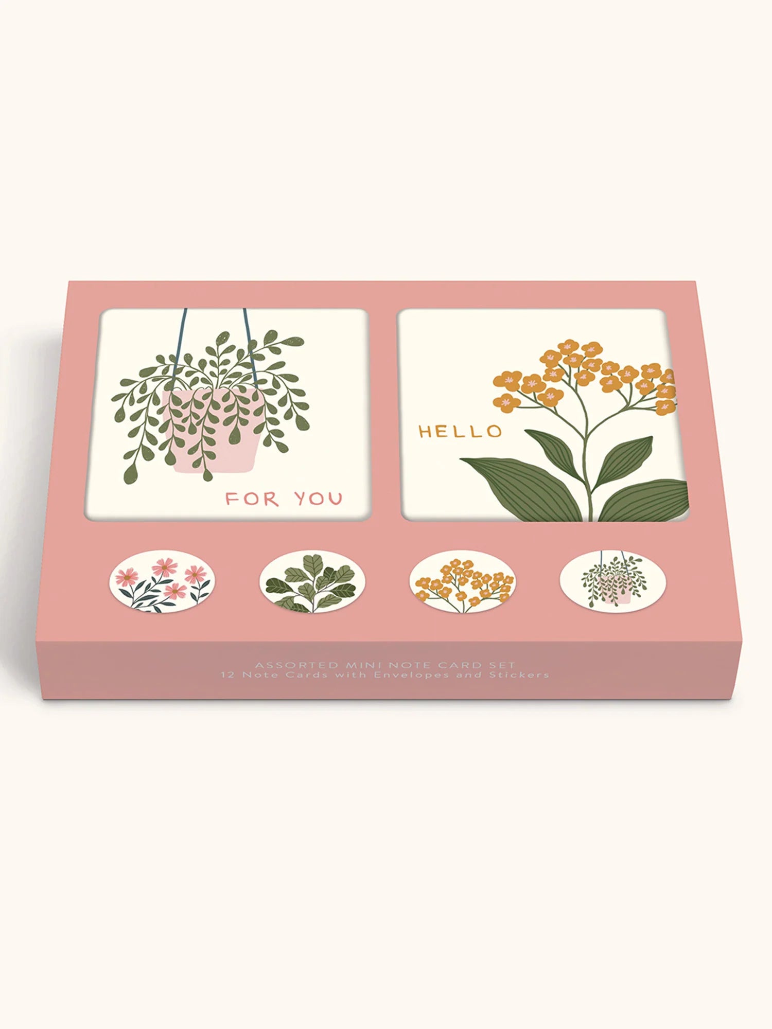 Bonjour Notecard Set/Stickers