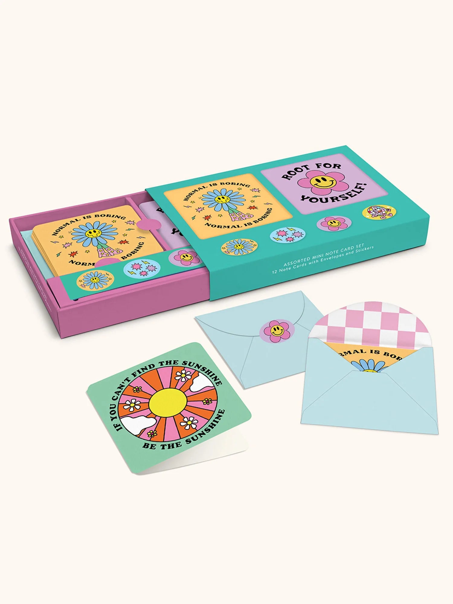 Bonjour Notecard Set/Stickers