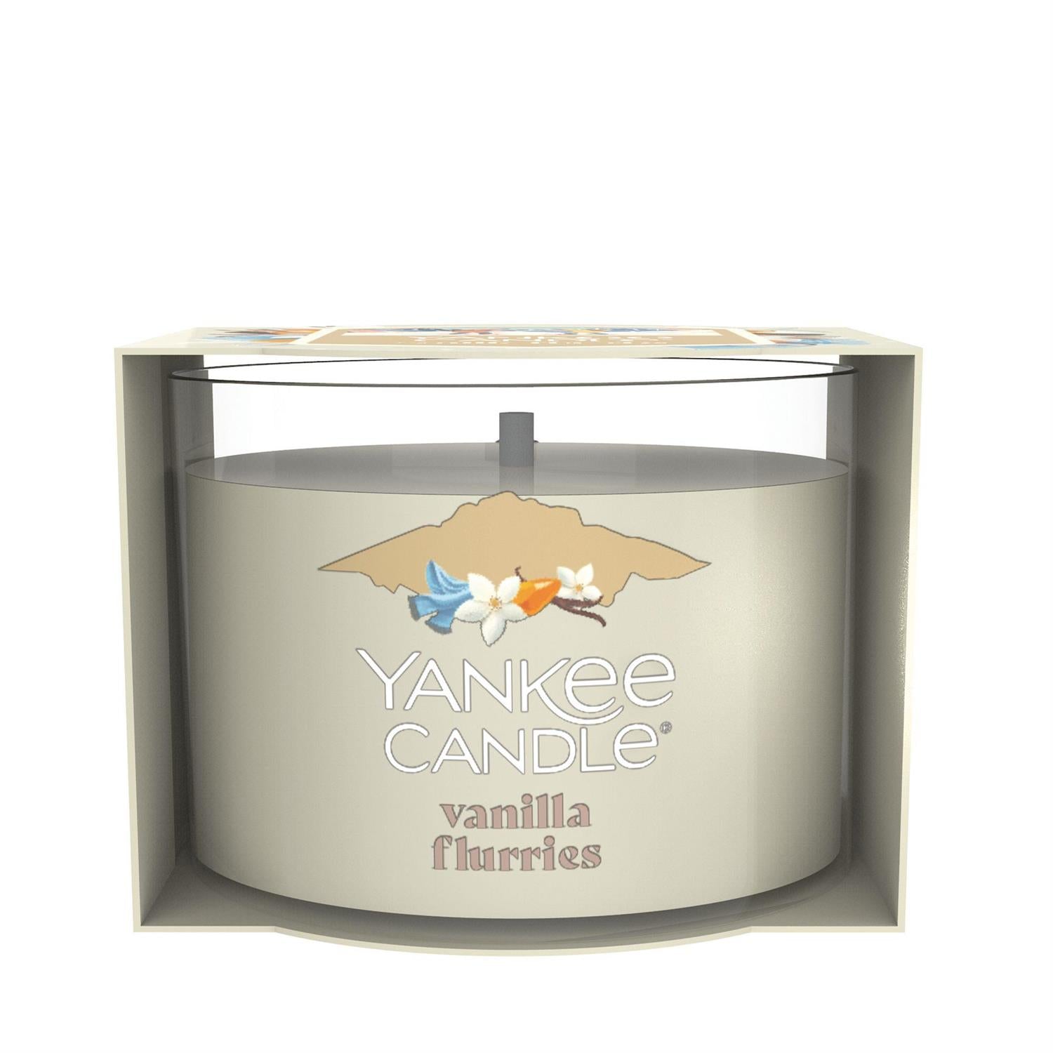 Vanilla Flurries Mini Candle