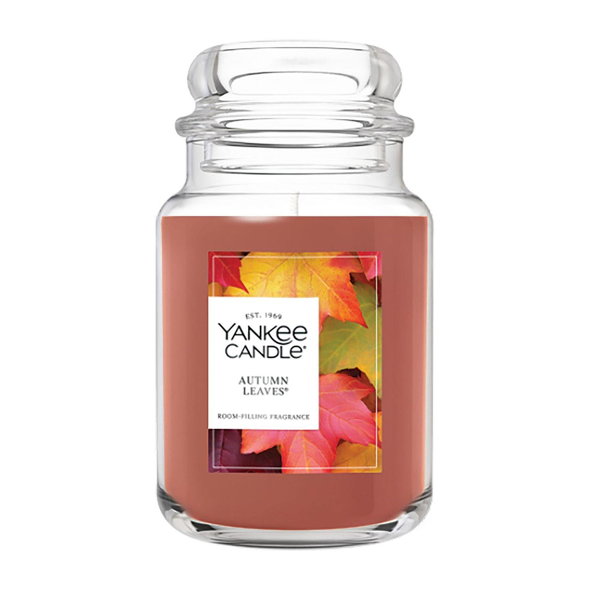 Autumn Leaves, Lg Apoth Jar