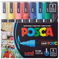 PC-5M Paint Marker 8/Set,Basic