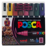 PC-5M Paint Marker 8/Set, Dark