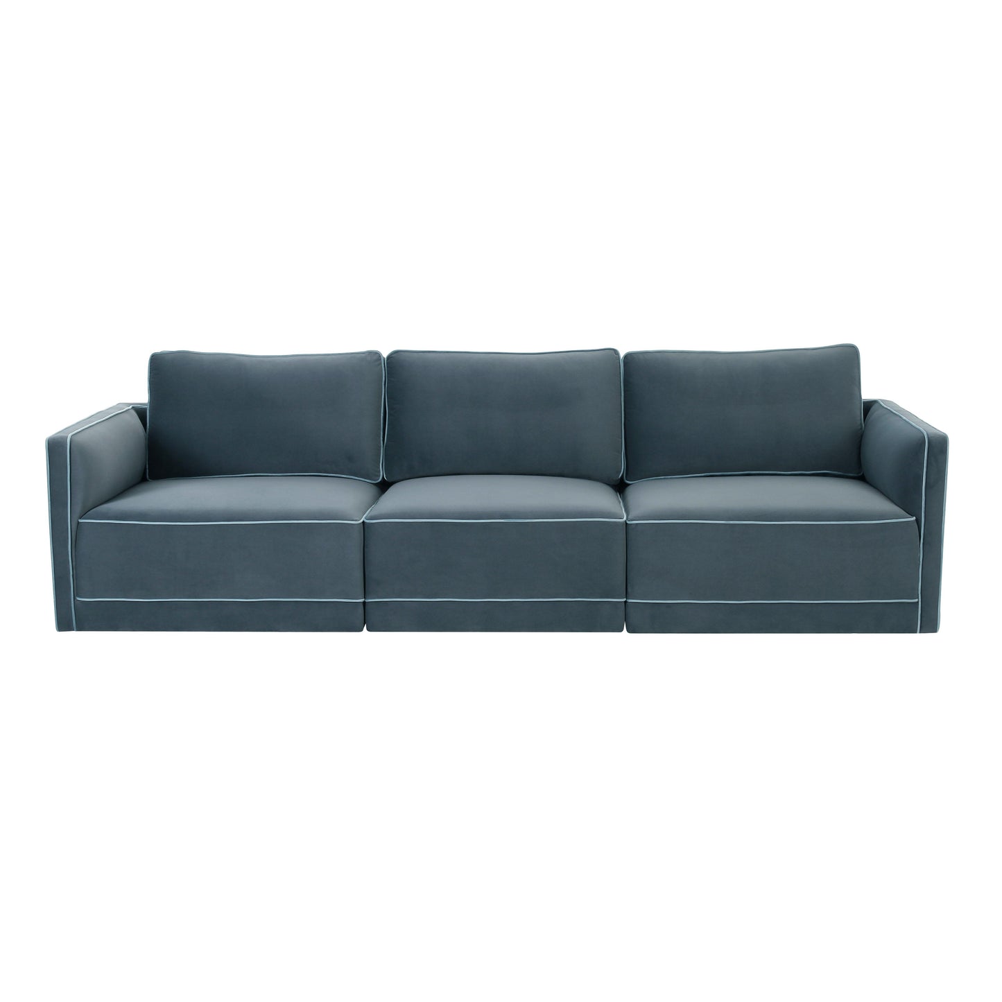 Willow Sofa, Blue/105"