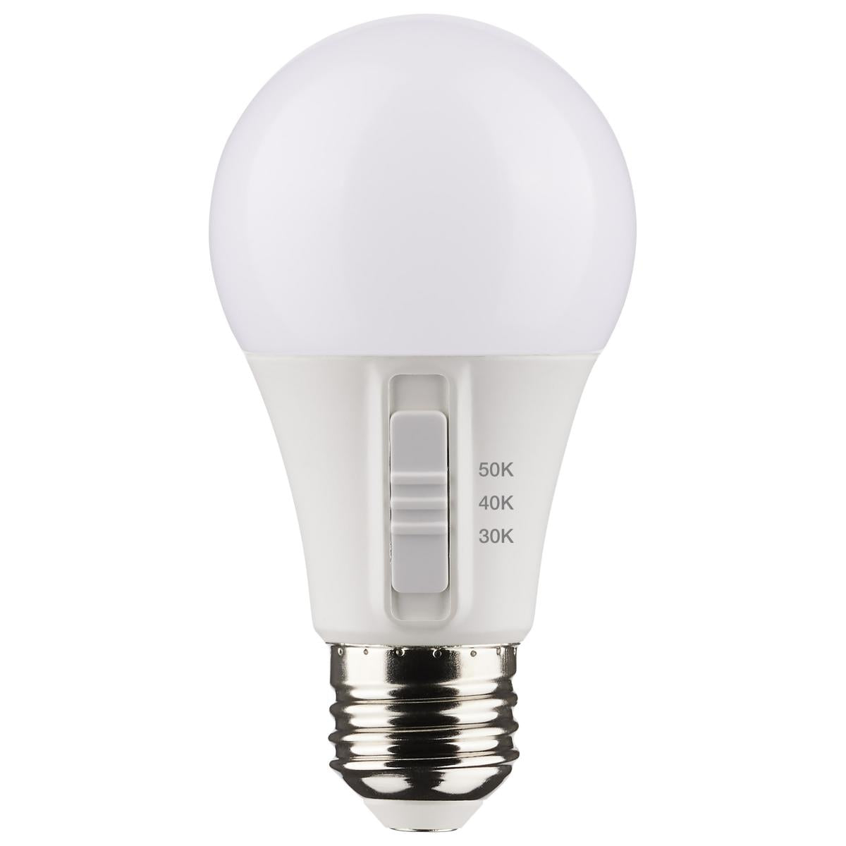 6W LED A19 3CCT Bulbs - 4Pk