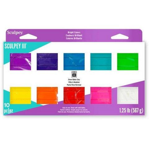Sculpey 10pc Clay Set, Bright