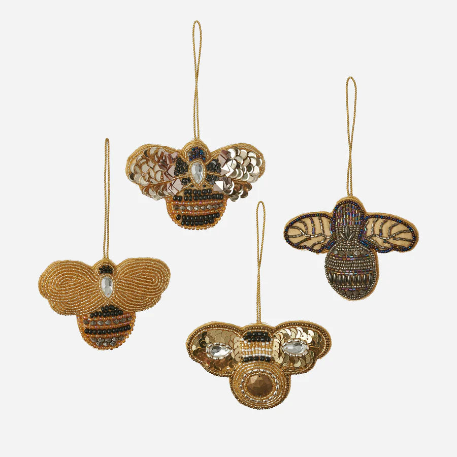 Sequin Bumble Bee Ornament