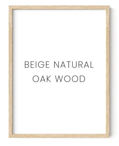 Beige Oak Frame - Multiple Sizes
