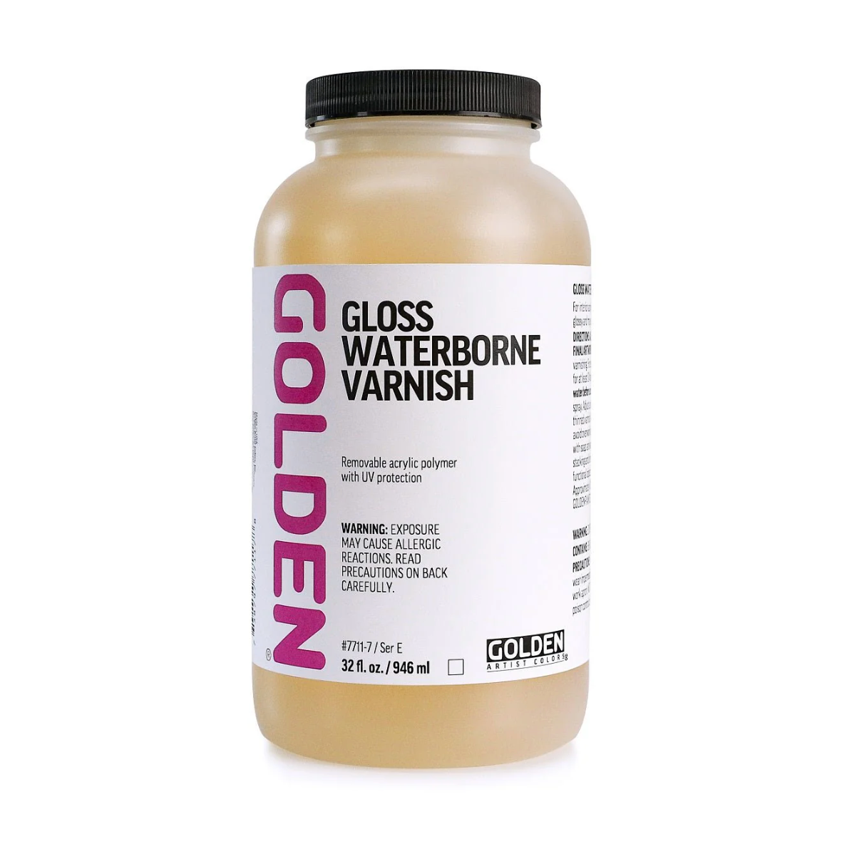 Golden Waterborne Varnish - 32oz