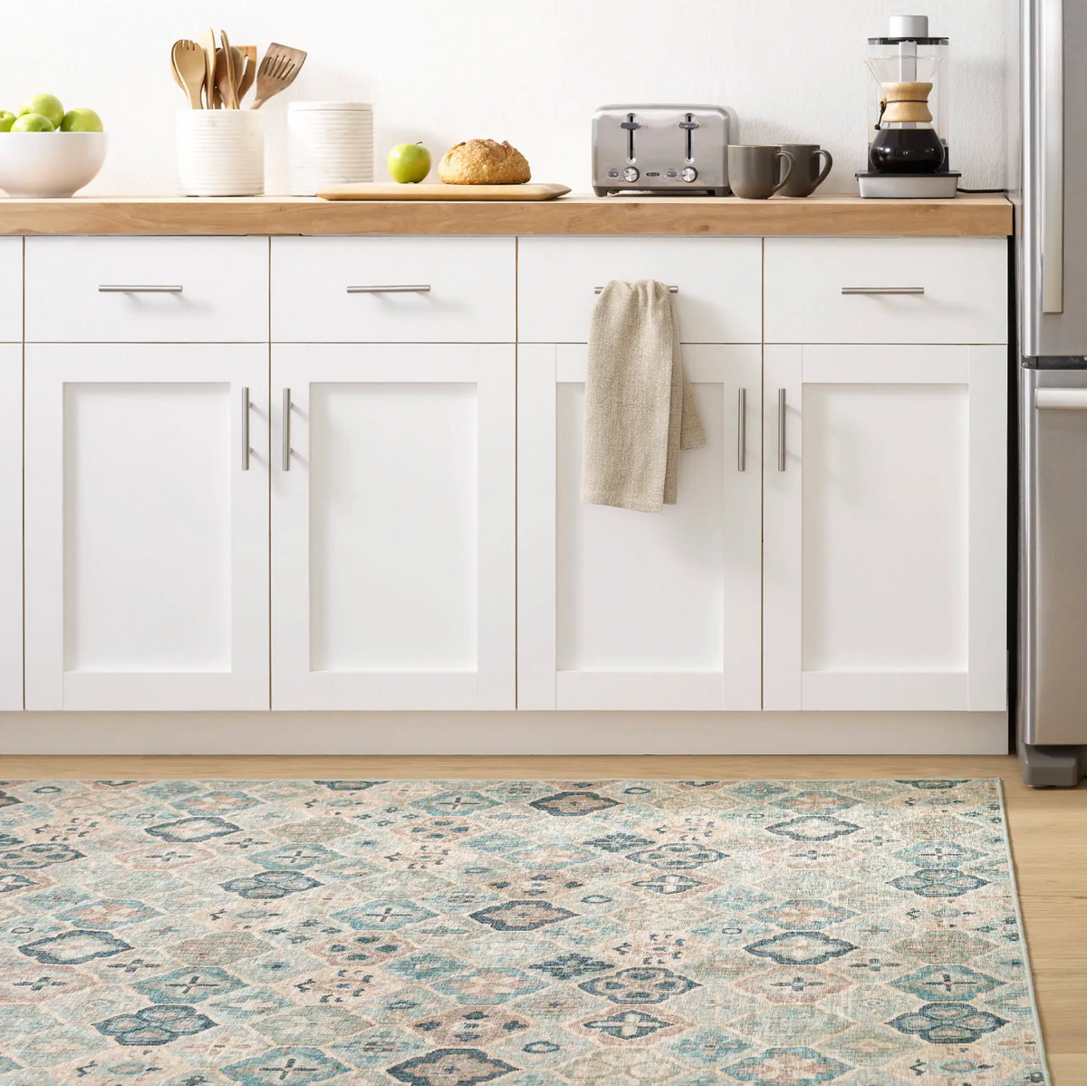 Pali Blue Washable Rugs