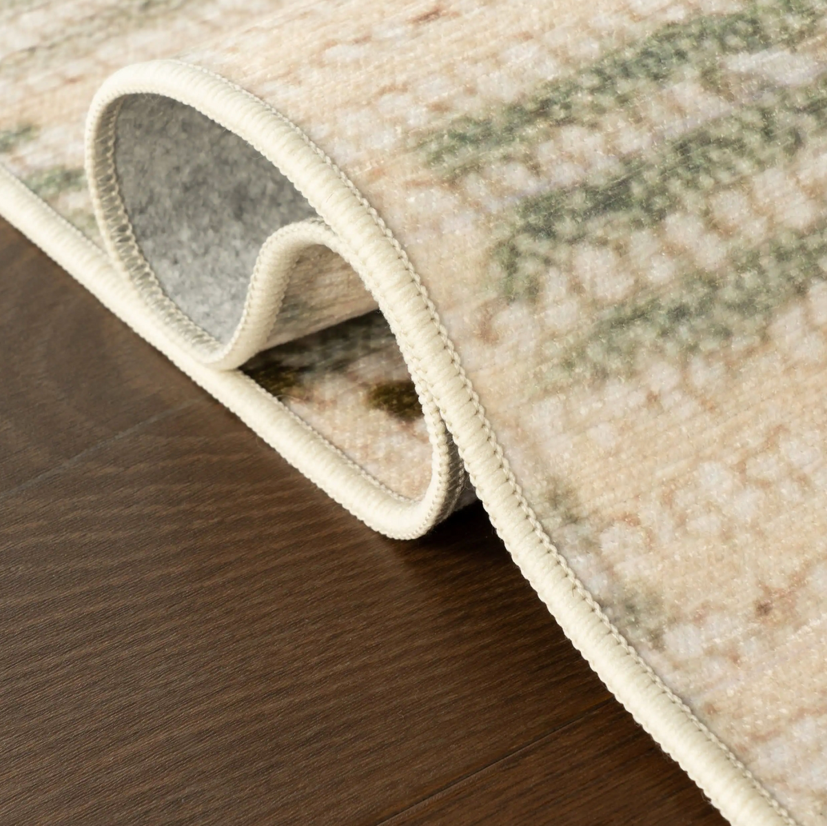 Orzalla Washable Rug, Green