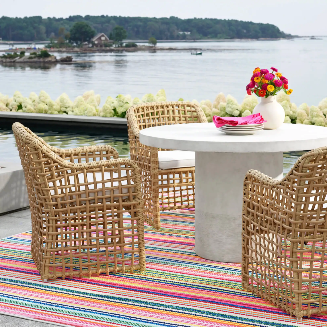 Bright Stripe Indoor/Outdoor Rug