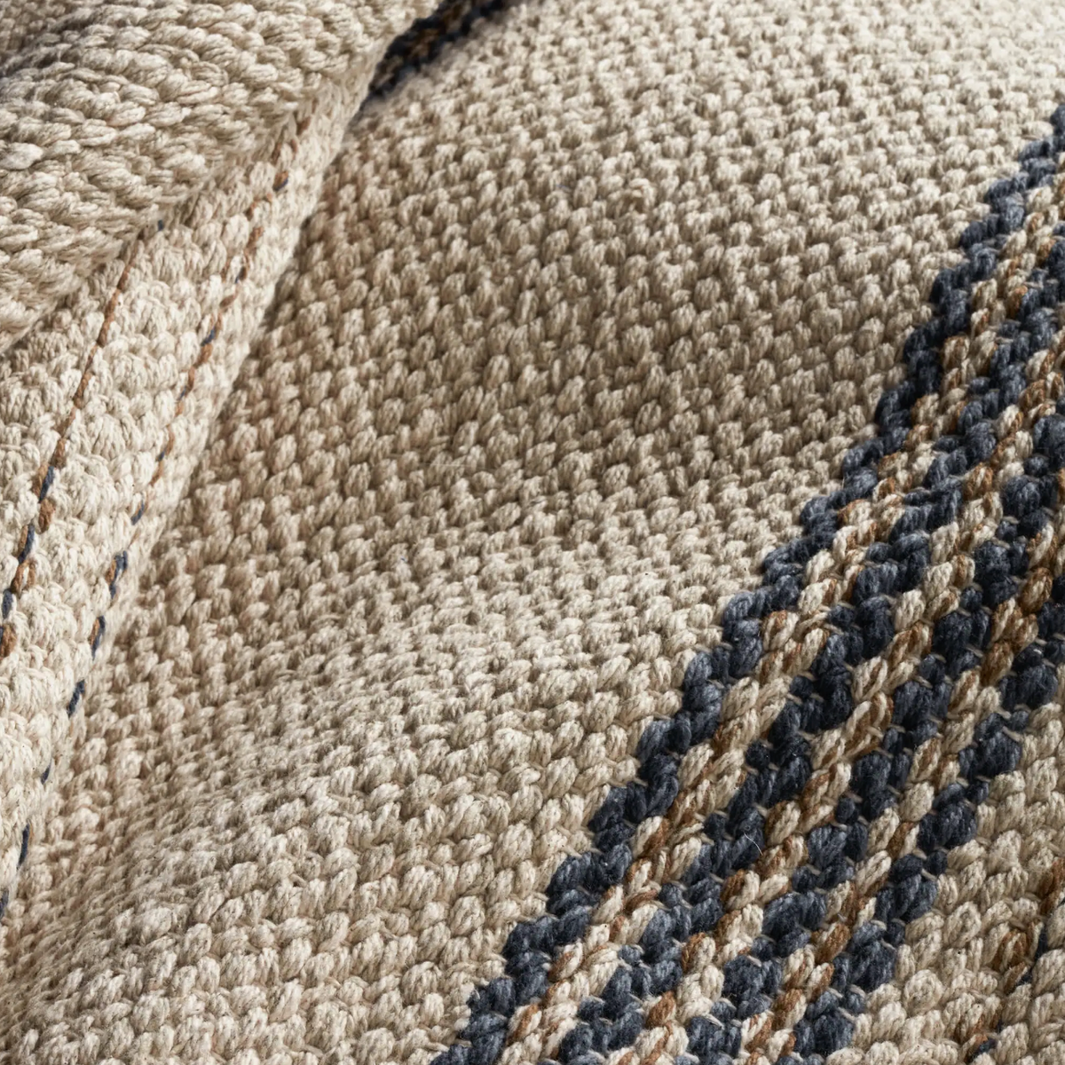 Cielo Stripe Navy Rug